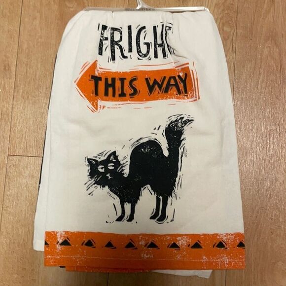 Black Cat Halloween Kitchen Towel Set Decoration - Picture 13 of 13
